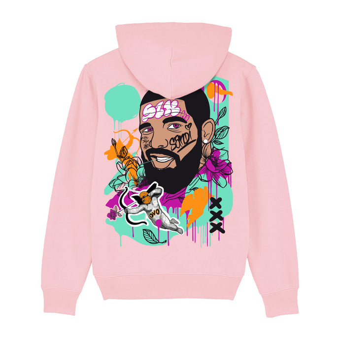 Drake Hoody - SIXGOD - Rosa - Limitierte Edition