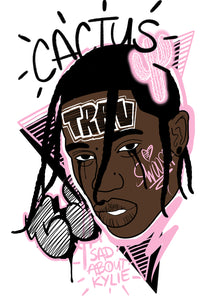 Travis Scott T-Shirt - "Sad About Kylie" - Sneakerbeast 1.0 - Limitierte Edition